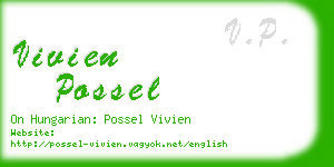 vivien possel business card